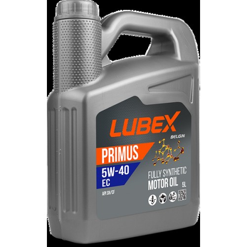 Моторна олива LUBEX PRIMUS EC 5w40 API CF/SN 5л. 034-1312-0405