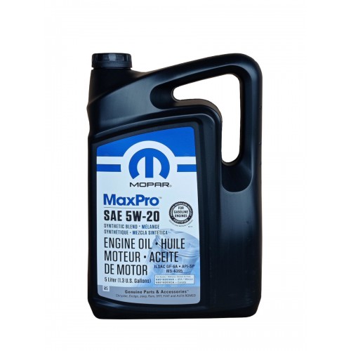 Моторна олива Mopar MaxPro 5W-20 5л. 68518203AA