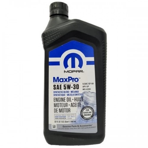 Моторна олива Mopar MaxPro 5W-30 1л. 68518204AA