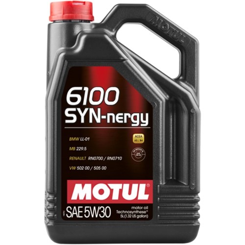 Моторна олива Motul 6100 SYN-NERGY 5W-30 5л. 838351