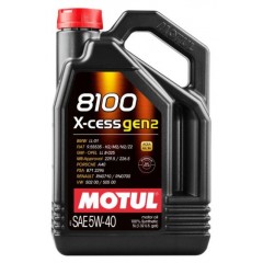 Моторна олива Motul 8100 Х-cess gen2 SAE 5W-40 5л.