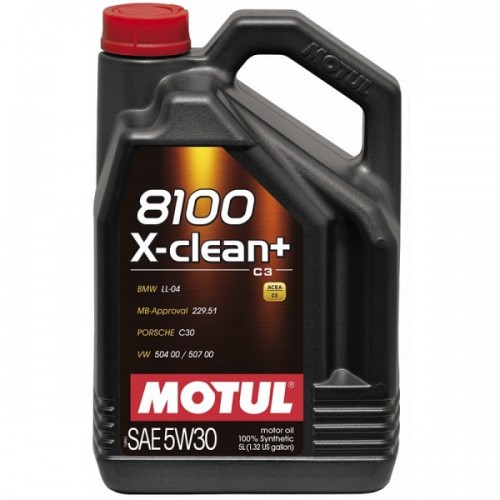Моторна олива Motul 8100 X-clean + 5W-30 5л. 854751