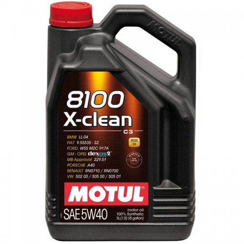 Моторна олива Motul 8100 X-CLEAN 5W-40 4л. 854154