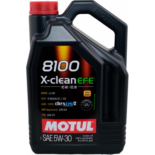 Моторна олива Motul 8100 X-CLEAN EFE 5W-30 4л. 814007