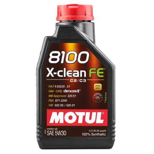 Моторна олива Motul 8100 X-CLEAN FE 5W-30 1л. 814101