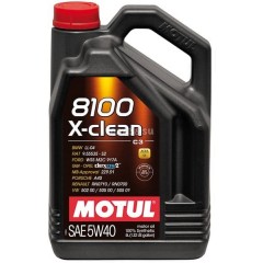 Моторна олива Motul 8100 X-clean SAE 5W-40 5л.