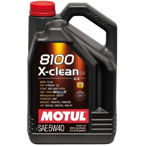 Моторна олива Motul 8100 X-clean SAE 5W-40 5л. 854151