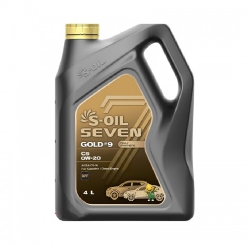 Моторна олива S-OIL 7 GOLD #9 C5 0W-20 4л. SGC50204