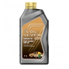 Моторна олива S-OIL 7 GOLD #9 PAO A3/B4 0W-40 1л.