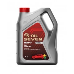 Моторна олива S-OIL 7 RED #7 SN 10W-40 4л.