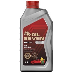 Моторна олива S-OIL 7 RED #7 SN 5W-20 1л.