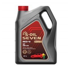 Моторна олива S-OIL 7 RED #9 SN 0W-20 4л.