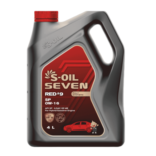 Моторна олива S-OIL 7 RED #9 SP 0W-16 4л. SRSP0164