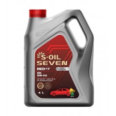 Моторна олива S-OIL 7 RED SN 5W-20 4л.