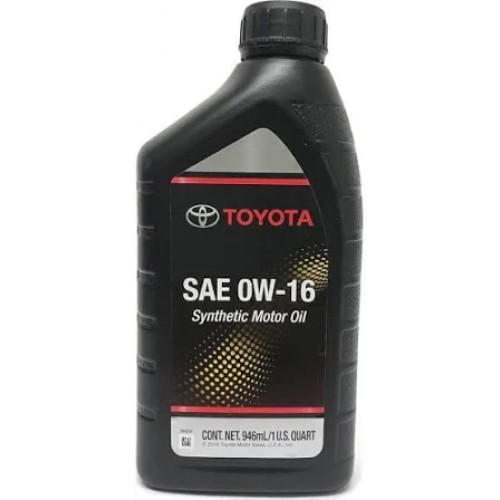 Моторна олива Toyota Motor Oil 0W-16 0.946л. 0027916QTE