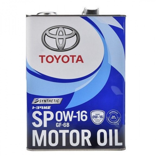 Моторна олива Toyota Motor Oil 0W-16 4л. 0888014405