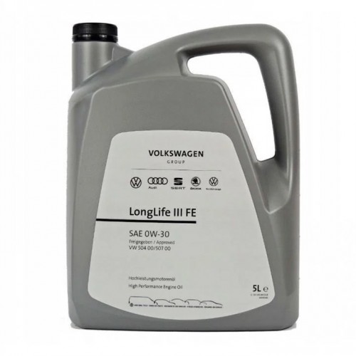Моторна олива VAG Longlife III FE (504 00/507 00) 0W-30 5л. GS55545M4