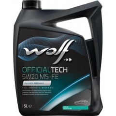 Моторна олива WOLF OFFICIALTECH MS-FE 5W-20 5л.