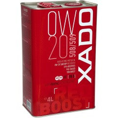 Моторна олива XADO 508/509 Red Boost 0W-20 4л.