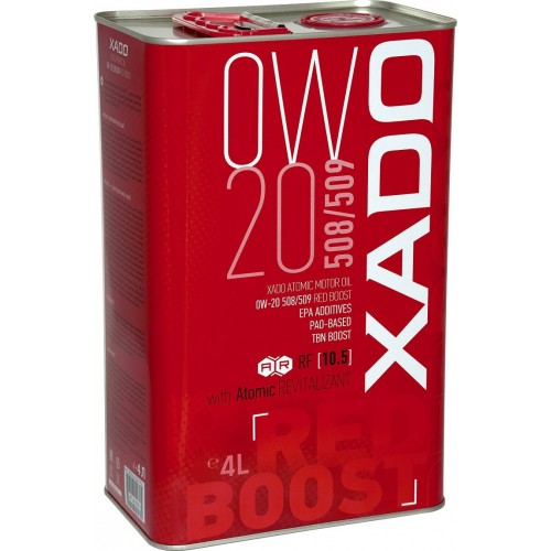 Моторна олива XADO 508/509 Red Boost 0W-20 4л. ХА 25294