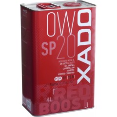 Моторна олива XADO SP Red Boost 0W-20 4л. 
