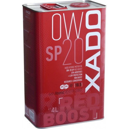 Моторна олива XADO SP Red Boost 0W-20 4л.  XA 24294