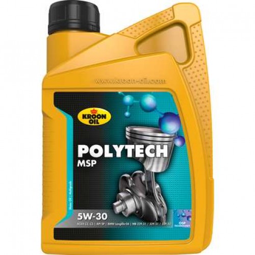 Моторна олива PolyTech MSP 5W-30 1л 37399