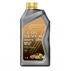 Моторна олива S-OIL 7 GOLD #9 C3 5W30 200л синтетичне, універсальне