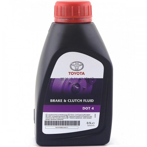 Гальмівна рідина Toyota Brake Fluid DOT-4 500мл. 0882380111