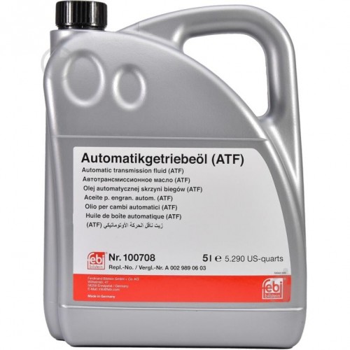 Трансмісійна олива Febi ATF 100708 5л 100708