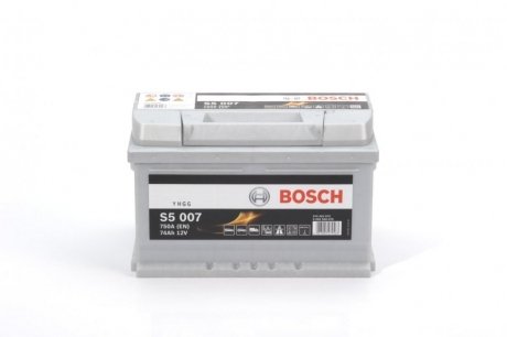 Акумулятор BOSCH S5 12В/74Аг/750А/16,978кг ( 0 092 S50 070)