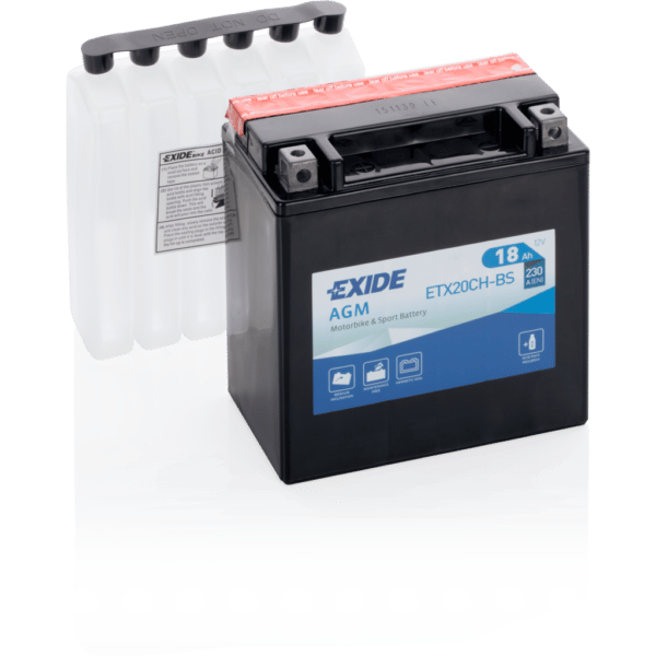 Акумулятор EXIDE ETX20CH-BS