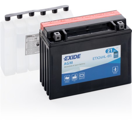 Акумулятор EXIDE ETX24HL-BS