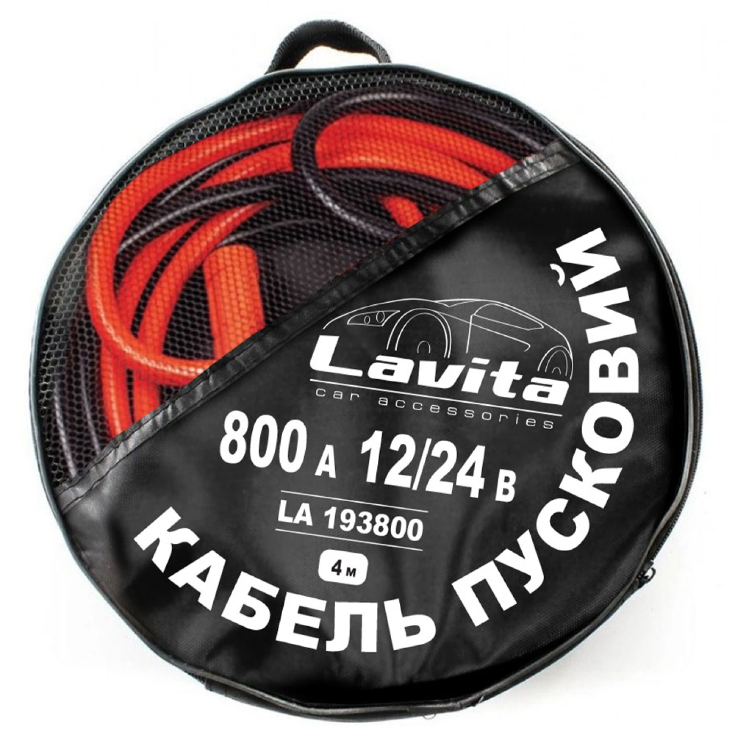 Кабель пусковий LAVITA 800 А 4 м в сумці (LA 193800)