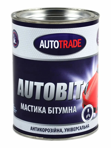 Мастика бітумна для захисту від корозії та гідроізоляція Autotrade чорна 2,4 кг