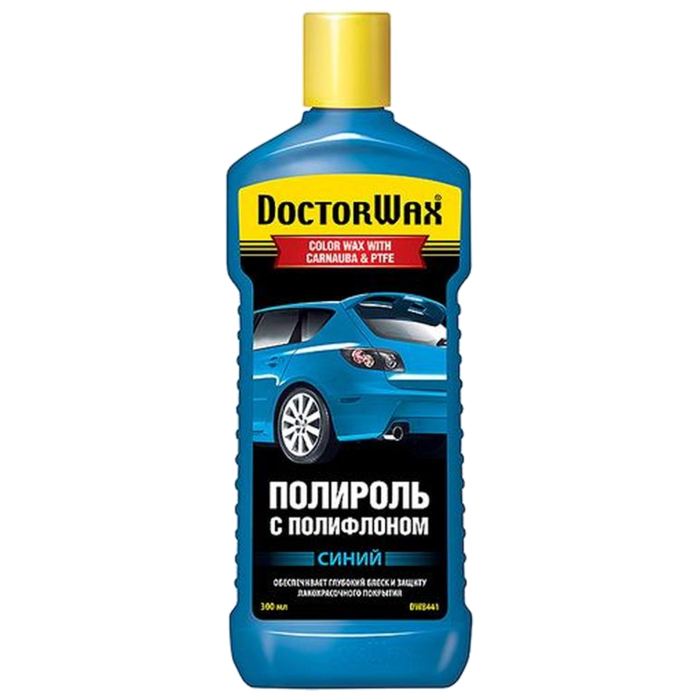 Поліроль кузова з поліфлоном Doctor Wax синій 300 мл (DW8441)