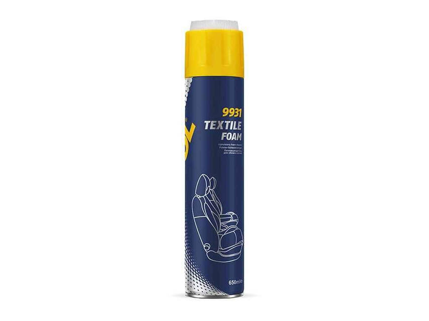 Mannol 9931 Textile Foam (Polster Schaum) Пінистий очисник обшивки сидінь 650мл.