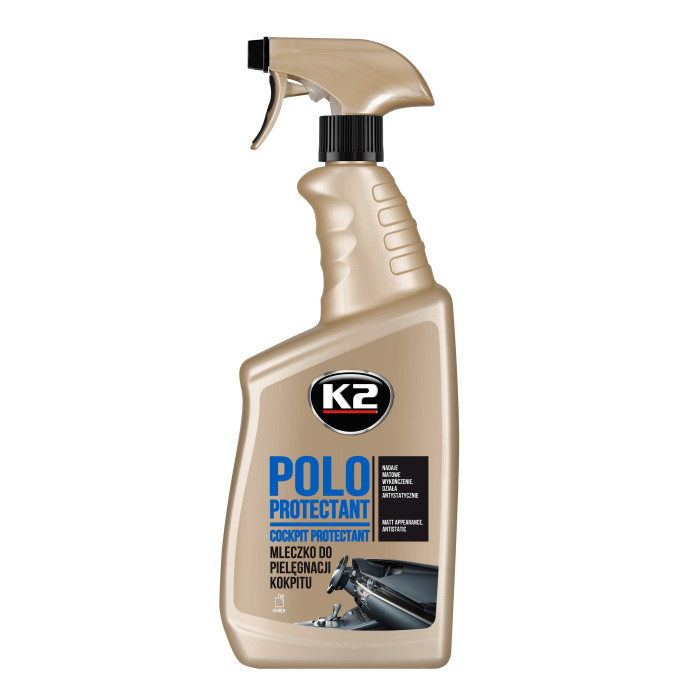 Поліроль для пластику K2 Polo Protectant Black матовий чорний 750 мл (K417BL)