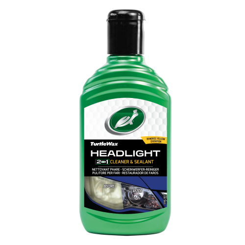 Поліроль-реставратор для полірування фар TURTLE WAX Headlight Cleaner & Sealant 300 мл (53182)