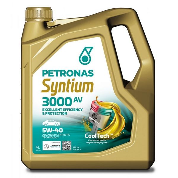Моторна олива PETRONAS моторна олива Syntium 3000 AV 5W-40 SN 5л.