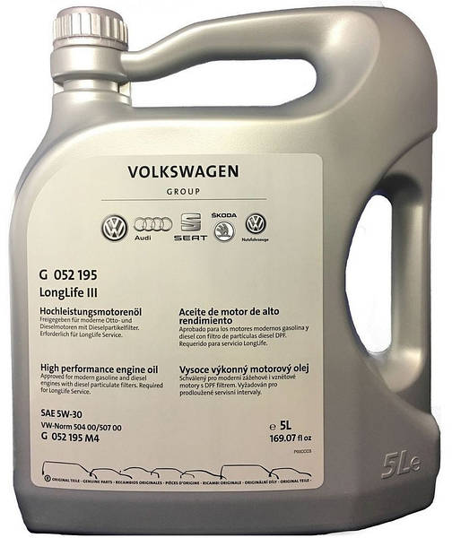 Моторна олива VAG Longlife III 5W-30 5л.