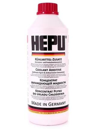 Рідина охолоджуюча HEPU Антифриз G12 червона концентрат 1,5 л (P999 G12)