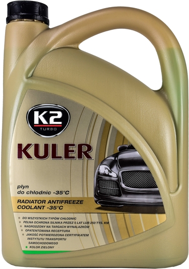 Рідина охолоджуюча K2 Kuler Long Life -35 °C G11 зелена 5 л (T205Z)