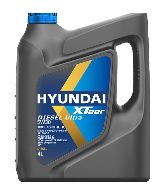 Моторна олива HYUNDAI XTeer Diesel Ultra SN/CF 5W-30 4л.