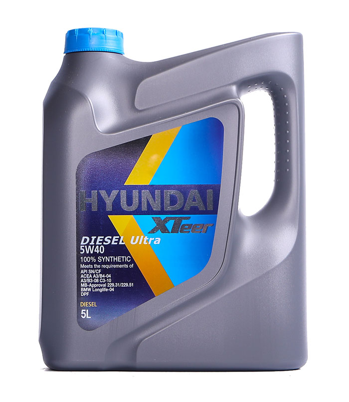 Моторна олива HYUNDAI XTeer Diesel Ultra SN/CF 5W-40 5л.