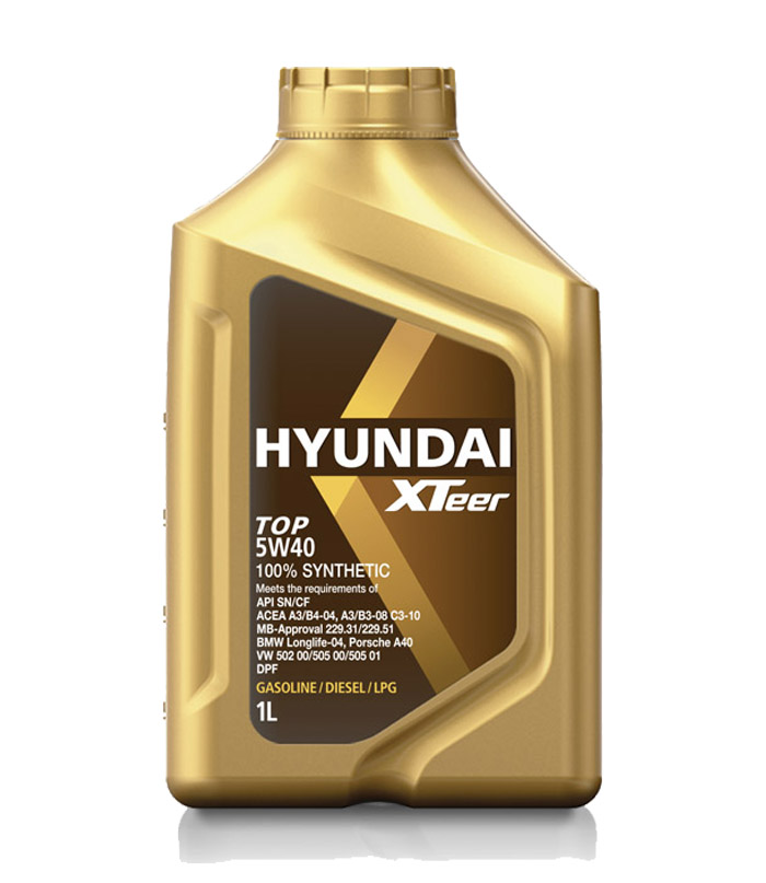 Моторна олива HYUNDAI XTeer TOP 5W-40 1л.