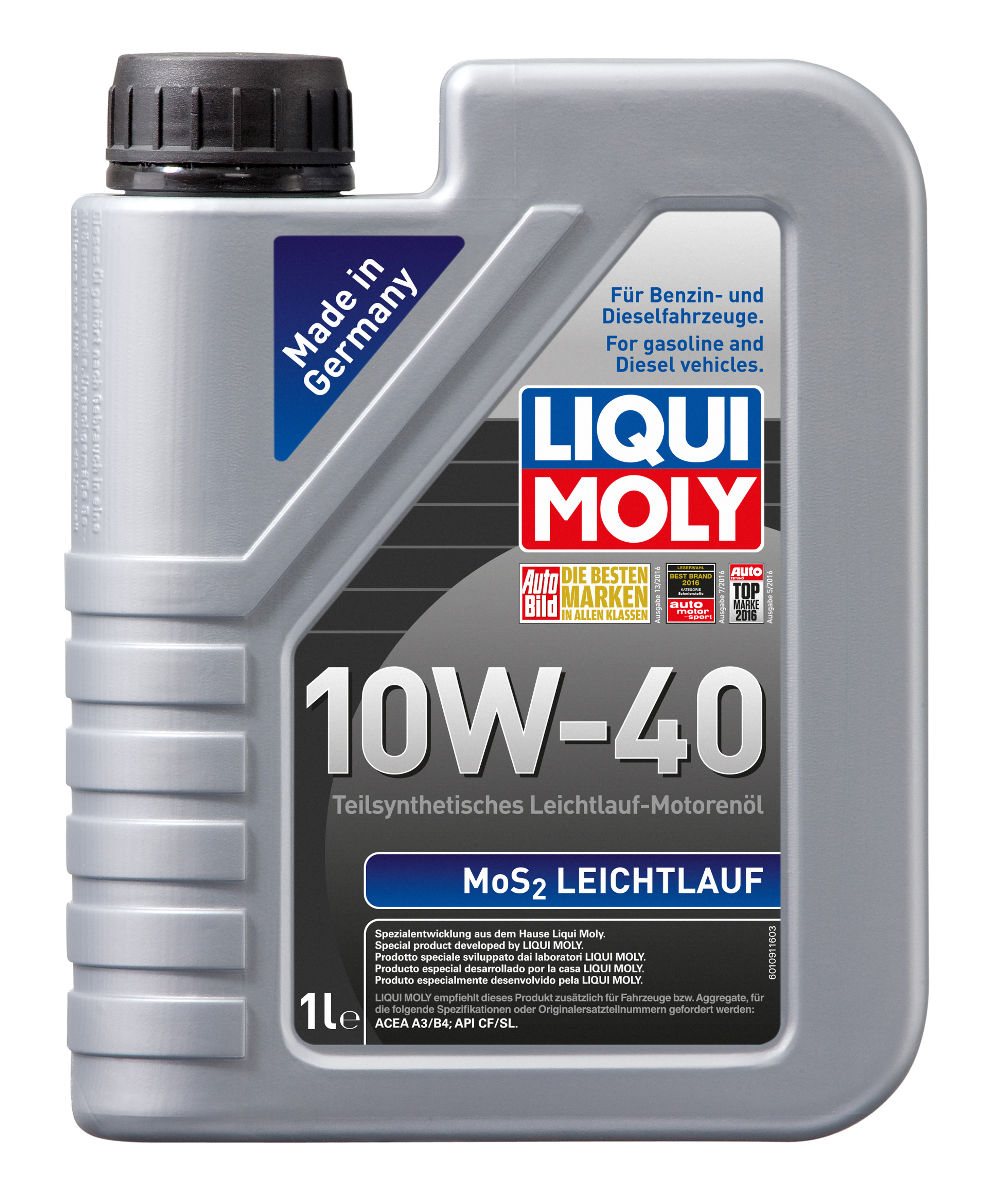 Моторна олива Liqui Moly MoS2 Leichtlauf 10W-40 1л.