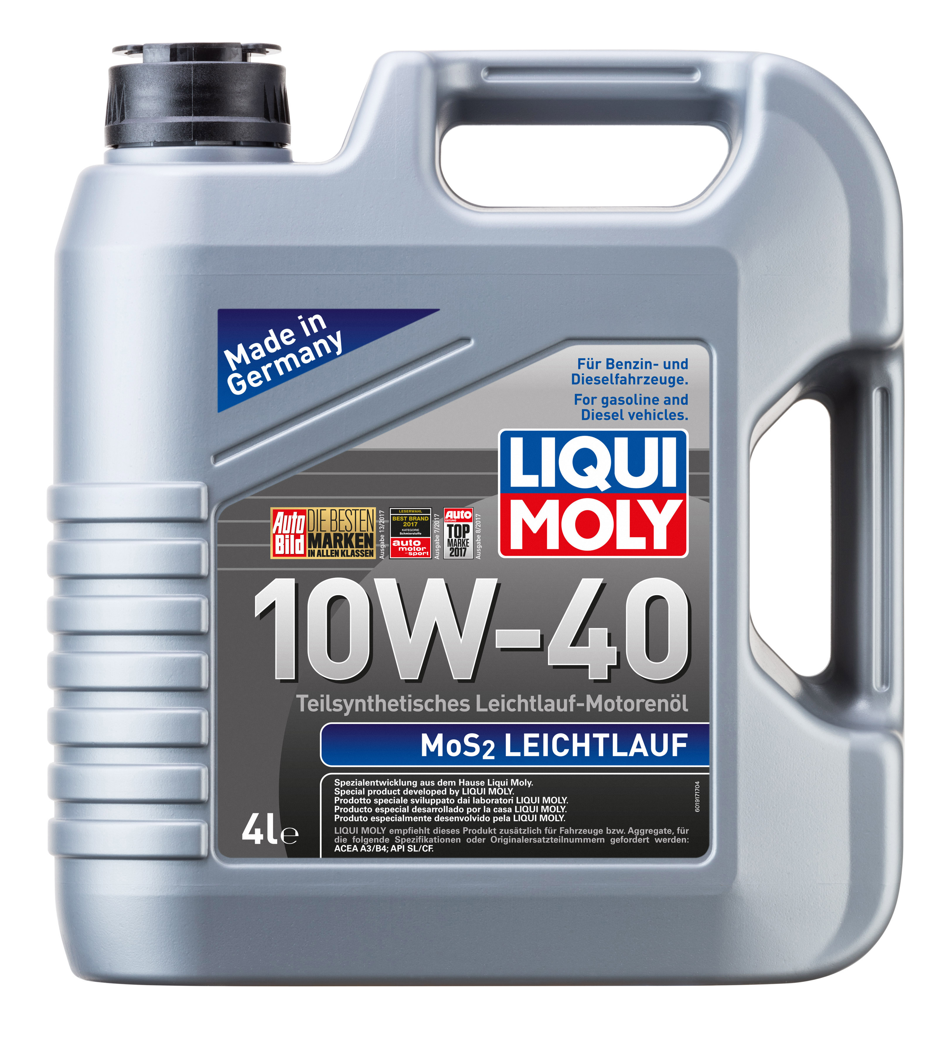 Моторна олива Liqui Moly MoS2 Leichtlauf 10W-40 4л.
