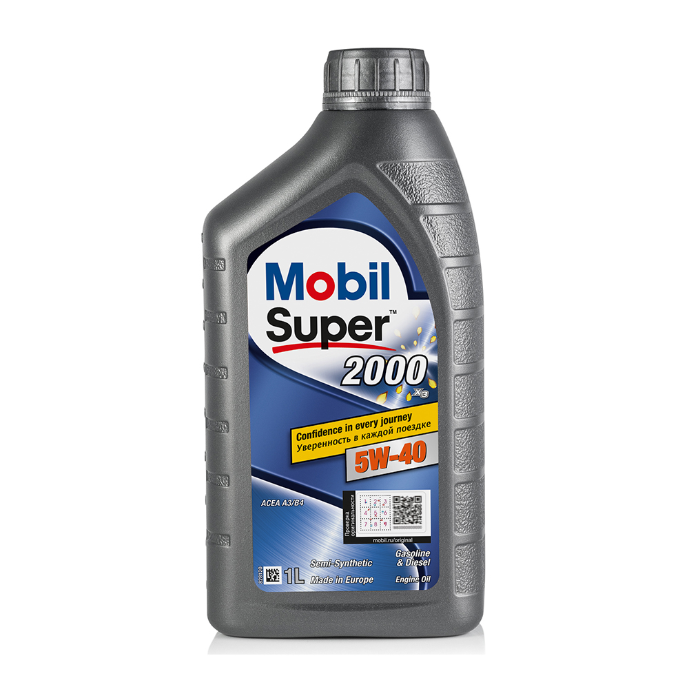 Моторна олива Mobil Super 2000 X3 5W-40 1л.