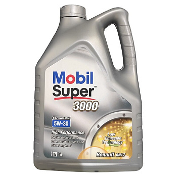 Моторна олива MOBIL SUPER 3000 FORMULA RN 5W30 5л.